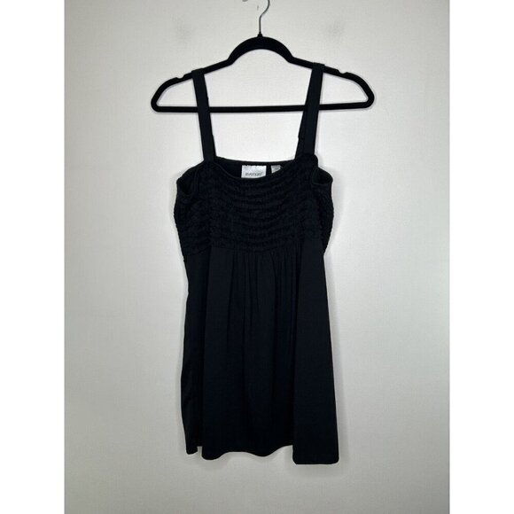 Avenue Dresses & Skirts - Avenue Womens Black Tank Sleeveless Beach Casual Dress Size 14/16 NWT